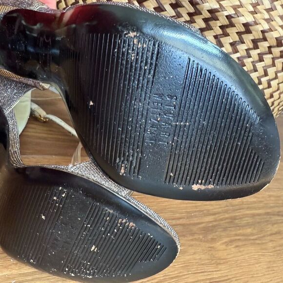 Stuart Weitzman Vixen Heels Pyrite Nocturnal 8 - Picture 8 of 11